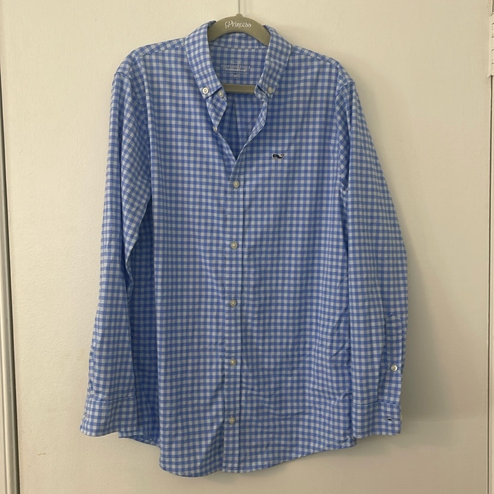 Vineyard Vines Performance Gingham Shirt